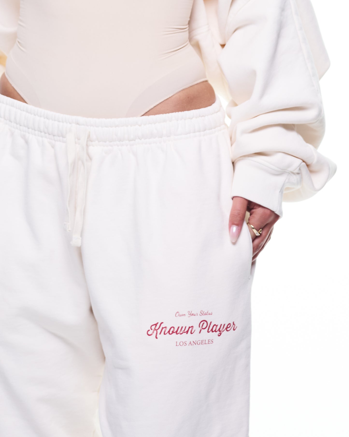 Signature Cream Joggers
