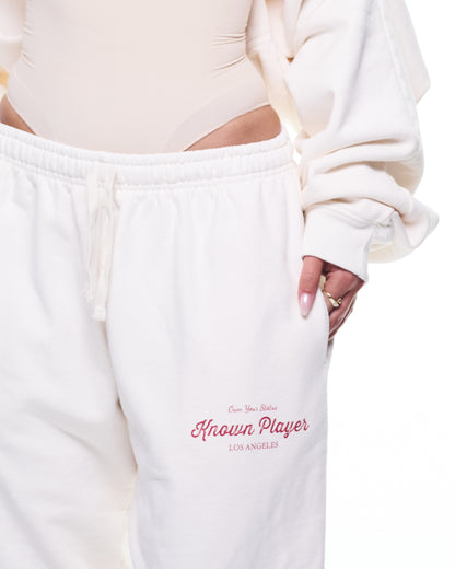 Signature Cream Joggers