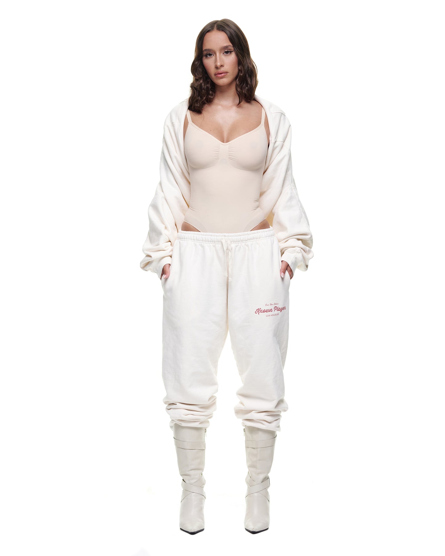 Signature Cream Joggers